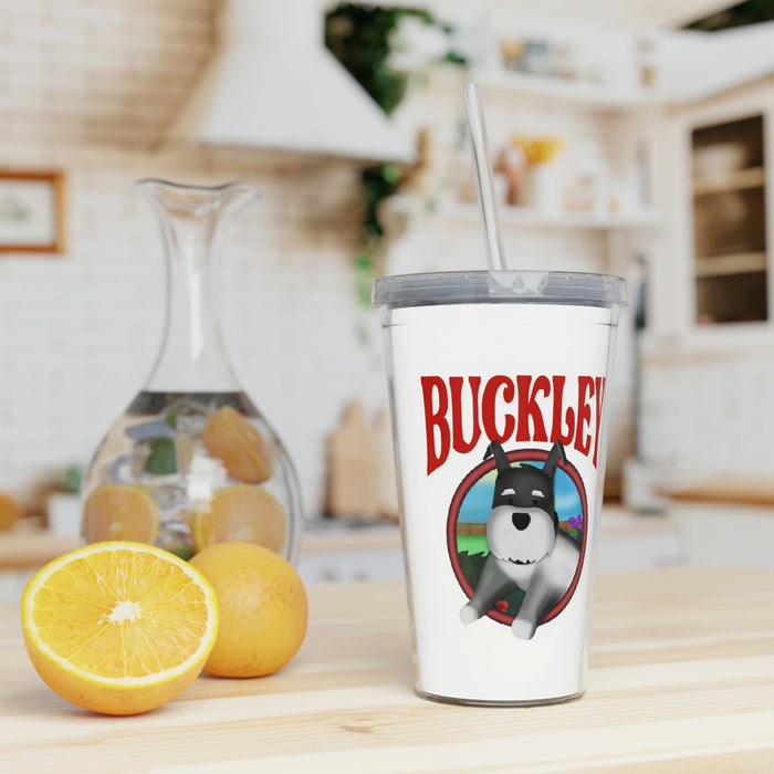 Buckley Plastic Tumbler with Straw