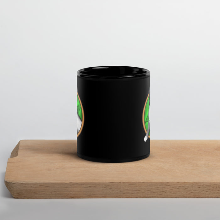 Buckley Black Glossy Mug