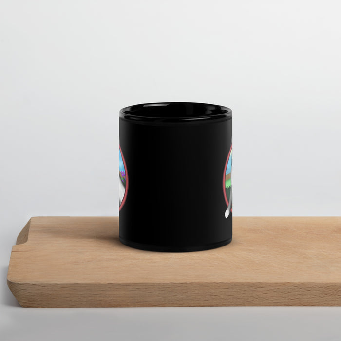 Buckley Black Glossy Mug