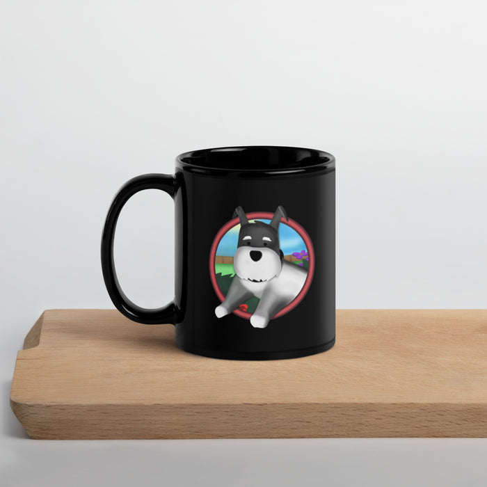 Buckley Black Glossy Mug