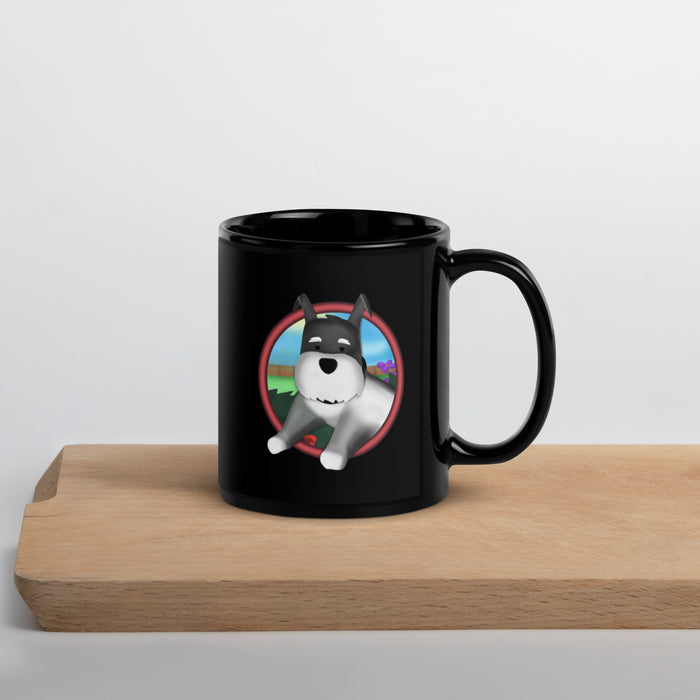 Buckley Black Glossy Mug