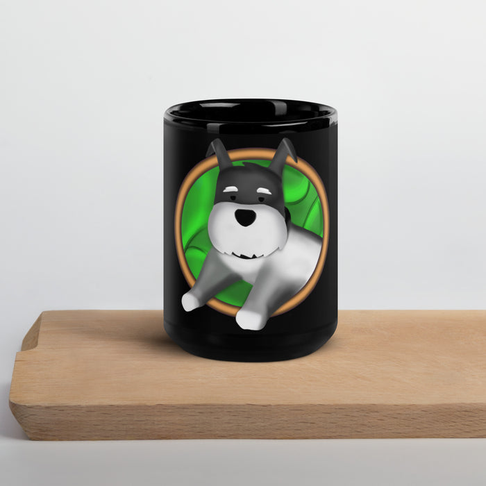 Buckley Black Glossy Mug