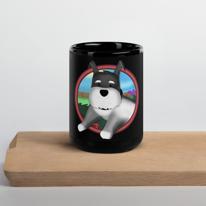 Buckley Black Glossy Mug