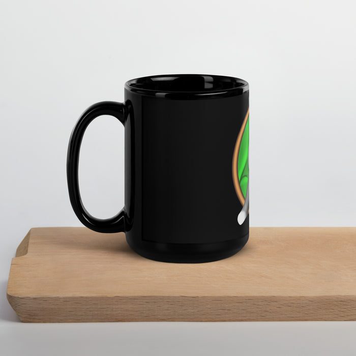 Buckley Black Glossy Mug