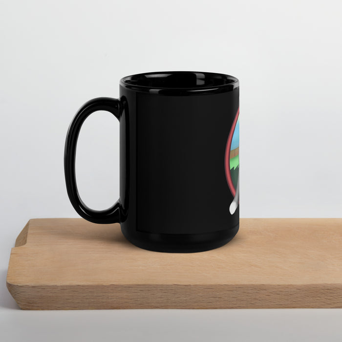 Buckley Black Glossy Mug