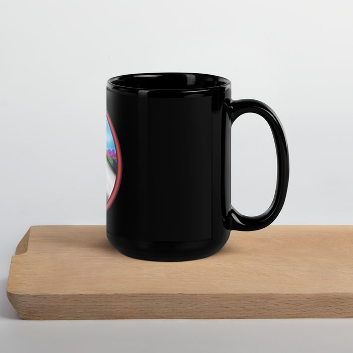 Buckley Black Glossy Mug