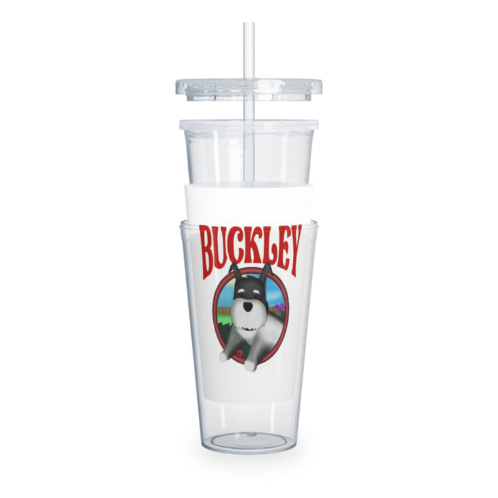 Buckley Plastic Tumbler with Straw