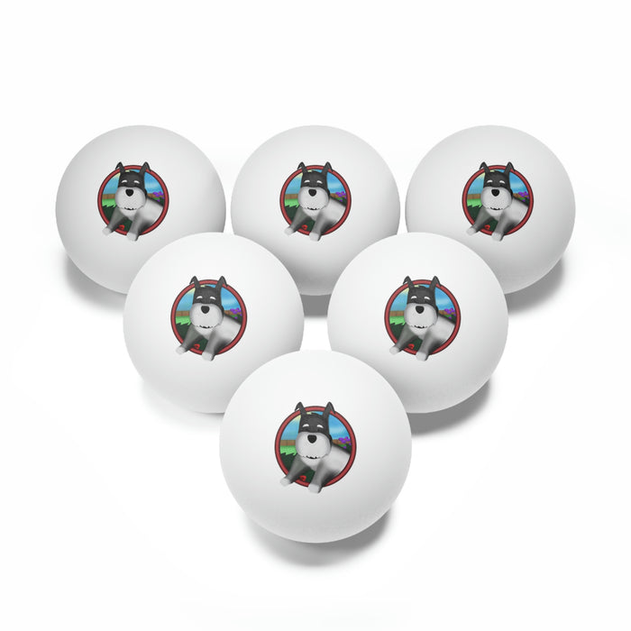 Buckley Ping Pong Balls, 6 pcs